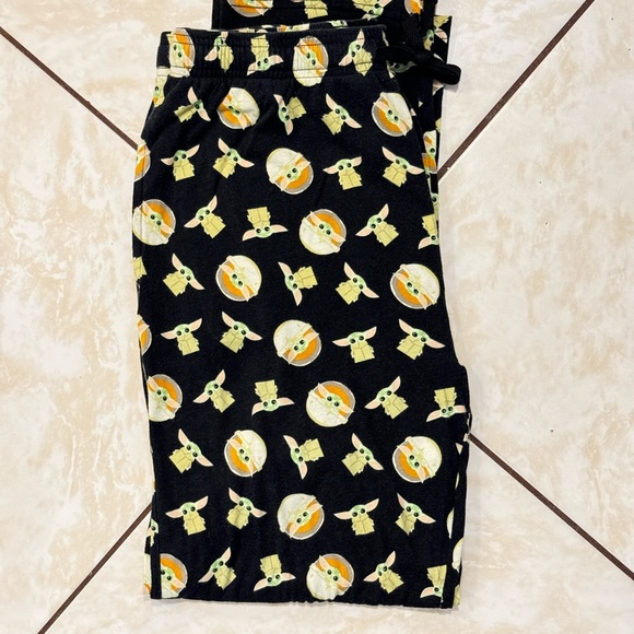 2021 Star Wars Baby Yoda Pajama Bottoms, 100% Cotton NWOT - Picture 1 of 13